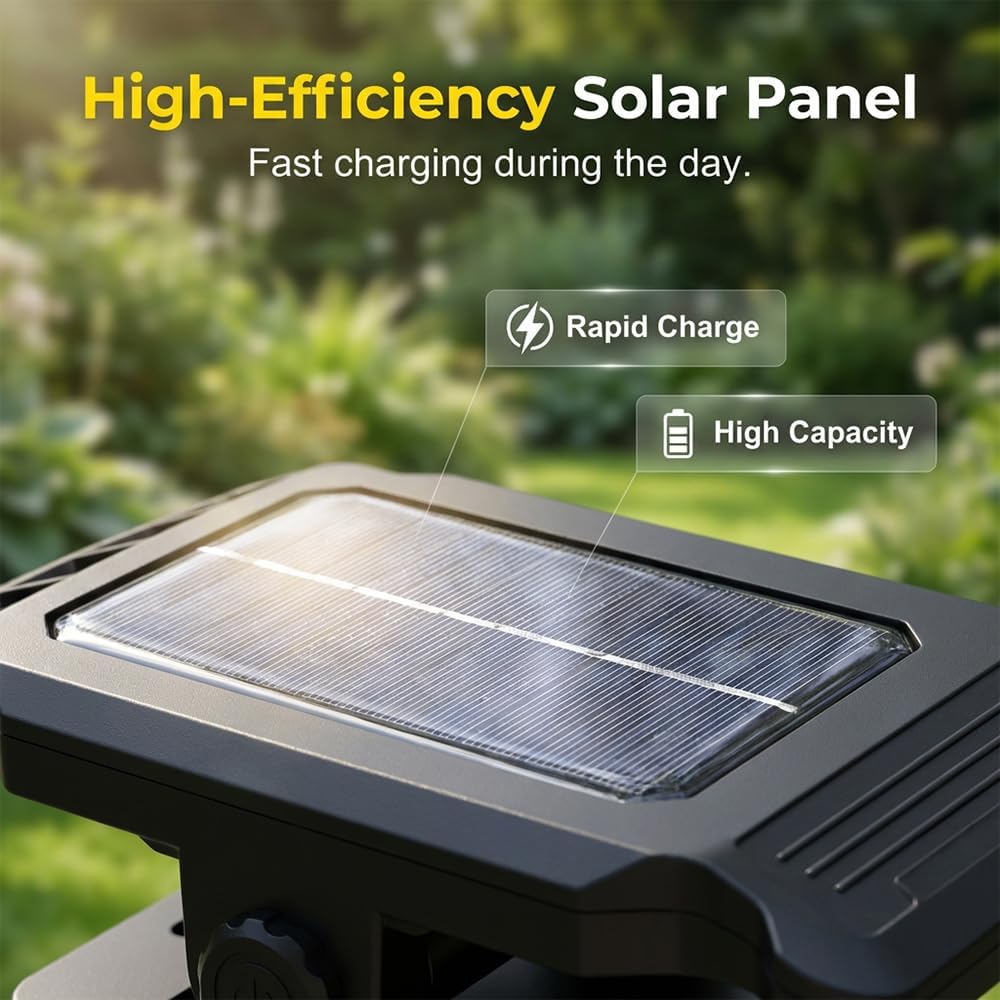 2Pcs Solar Clip Light with Motion Sensor, 2026 Upgraded Portable Outdoor LED Light for Camping, Adjustable Clip On LED Light for Garden, Multifunctional Clip Lamp, Emergency LED Light for Home (2Pcs)